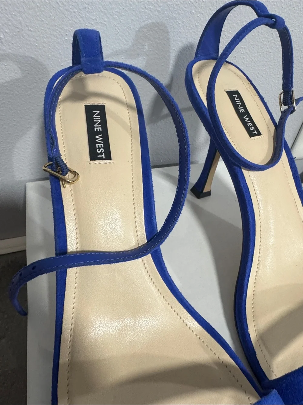 Nine West Yess Heels electric blue size 12 - Picture 5 of 12